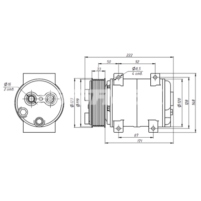 Компрессор RC-U08162 MOTORCOOL